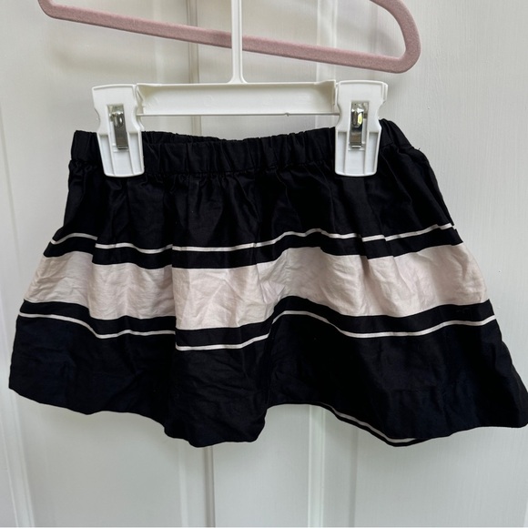 Crewcuts Other - NWOT Crewcuts 2T Girls Black Stripe Flowy Skirt